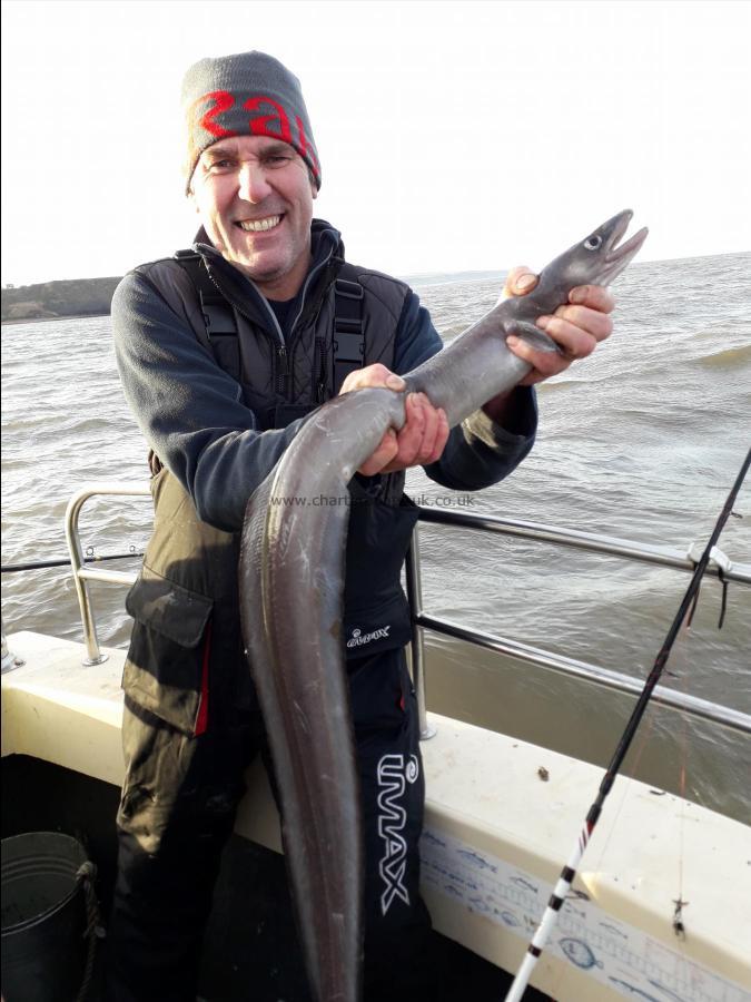 3 lb 14 oz Conger Eel by grandad