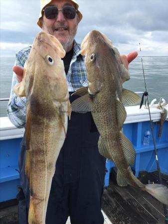 8 lb Cod by bernie singleton from cottingham 14 april 2016