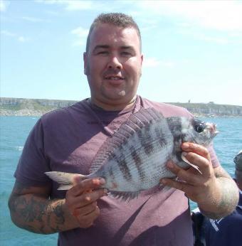 3 lb 10 oz Black Sea Bream by Wayne Frapple