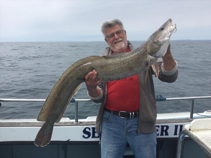 21 lb 8 oz Ling by Colin Hatrey