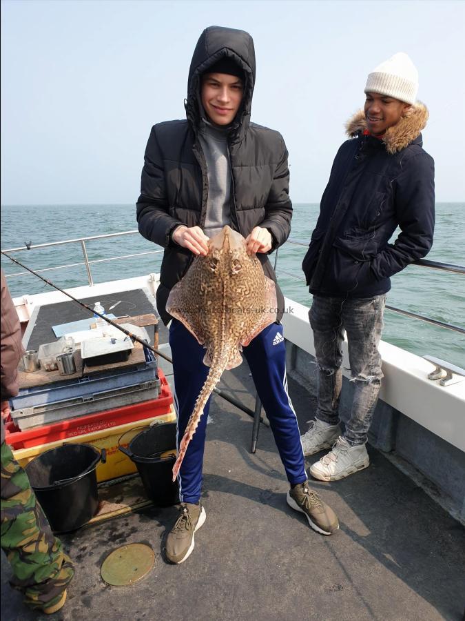 9 lb Thornback Ray by Bob Marshall