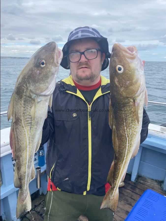 8 lb Cod by Craig urry from hull cod fishing