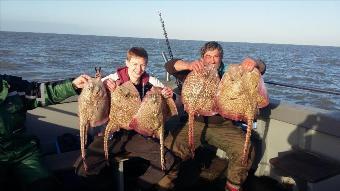 9 lb 8 oz Thornback Ray by John party