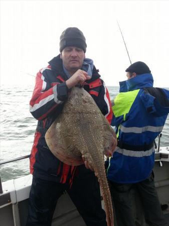 17 lb 4 oz Undulate Ray by Richard Warren