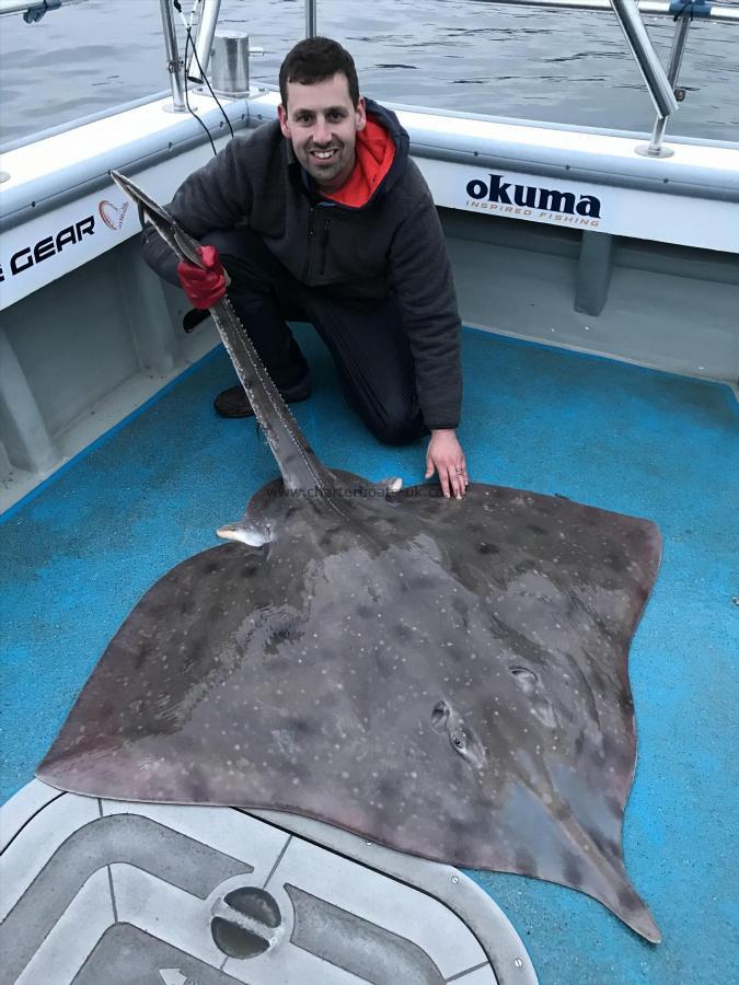 160 lb White Skate by Kevin McKie