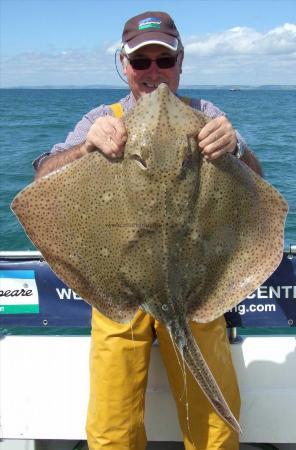 20 lb 8 oz Blonde Ray by Trevor Lockyer