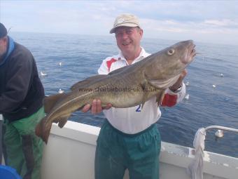 16 lb 5 oz Cod by Fred Mallander from Chesterfield.
