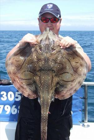 13 lb 2 oz Undulate Ray by Frank Hall jnr