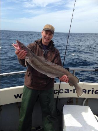 12 lb 3 oz Ling by Andy Hey