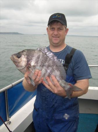 4 lb 10 oz Black Sea Bream by Steve White