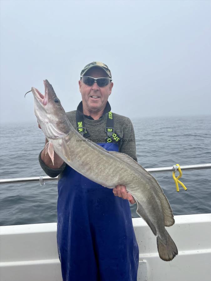 10 lb 8 oz Ling (Common) by Dave Sharp