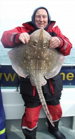 14 lb 8 oz Thornback Ray by Mick Nunn