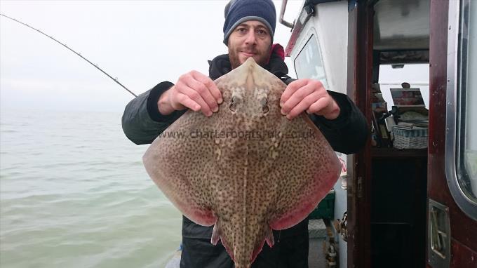9 lb 3 oz Thornback Ray by Muhammad from London