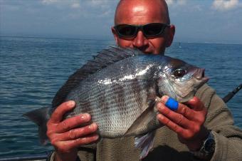 4 lb 1 oz Black Sea Bream by Ray Burn