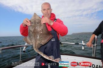 7 lb 8 oz Thornback Ray by Trevor