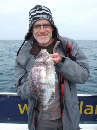 2 lb 8 oz Black Sea Bream by John Billett