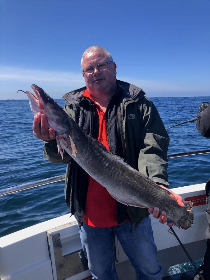 7 lb Ling (Common) by Martin Cooper