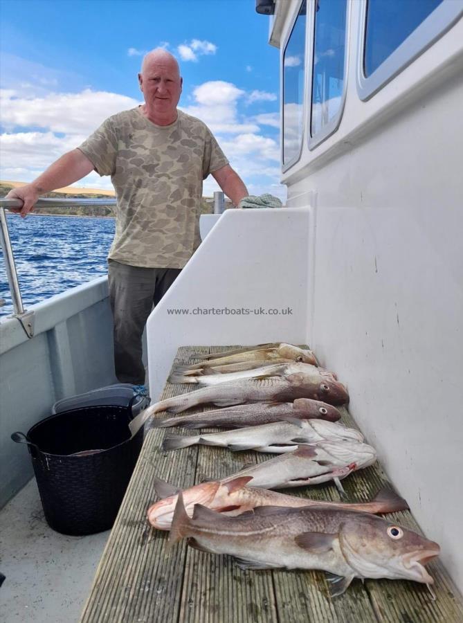 4 lb Cod by Gordon having a good day