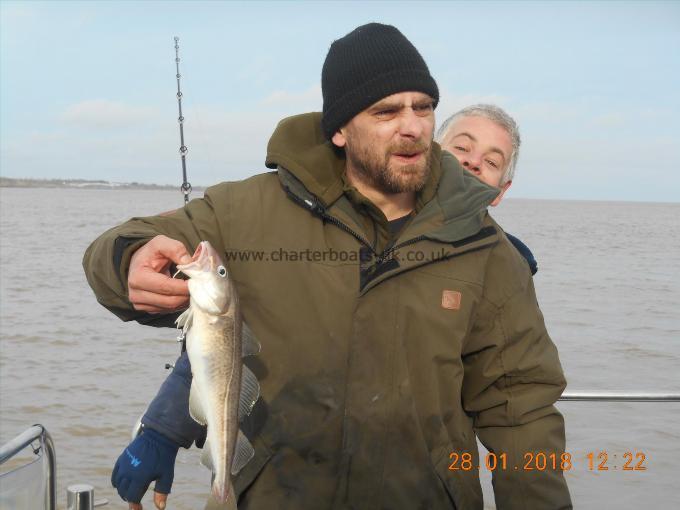 1 lb Cod by Stuart!! (Press ganged for photo)
