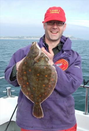 3 lb 14 oz Plaice by Richard Christian