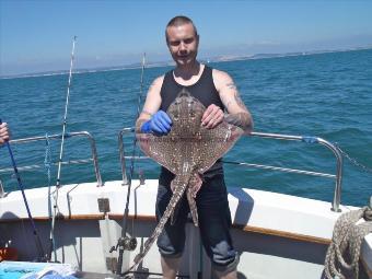 8 lb 4 oz Thornback Ray by Sean