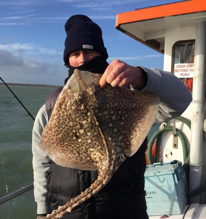 6 lb 8 oz Thornback Ray by Lee from London
