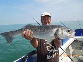 7 lb 8 oz Bass by Graham with his first bass