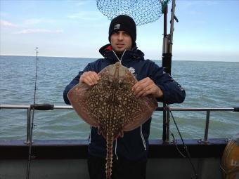 4 lb 8 oz Thornback Ray by Irna's gang