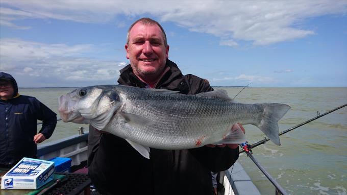 8 lb Bass by Jimmy from Dartford