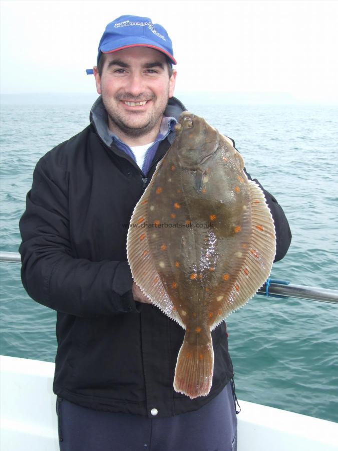 3 lb 12 oz Plaice by Ian Price