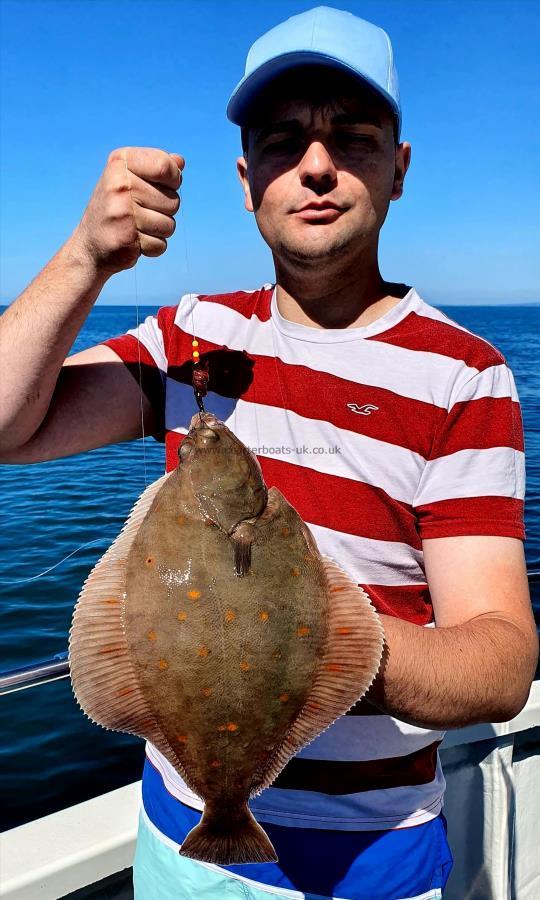 2 lb 8 oz Plaice by Unknown