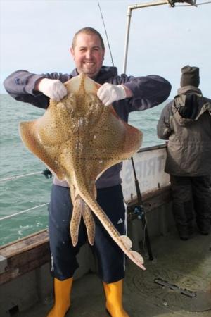 18 lb 13 oz Blonde Ray by Unknown