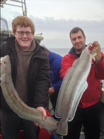 12 lb 2 oz Ling by Sam LeBailey and Skipper Simon Fisher