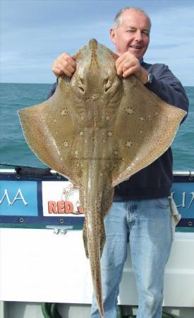 20 lb 4 oz Blonde Ray by David Metcalf