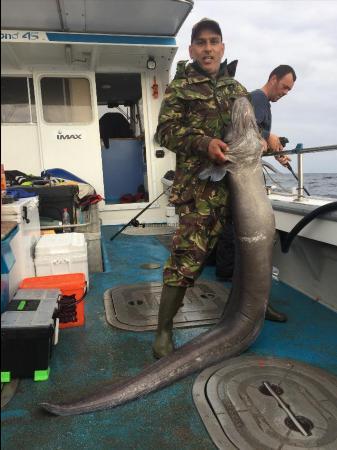 82 lb Conger Eel by Kevin McKie