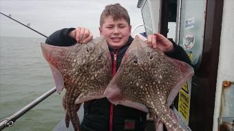 6 lb 4 oz Thornback Ray by Arron from Kent