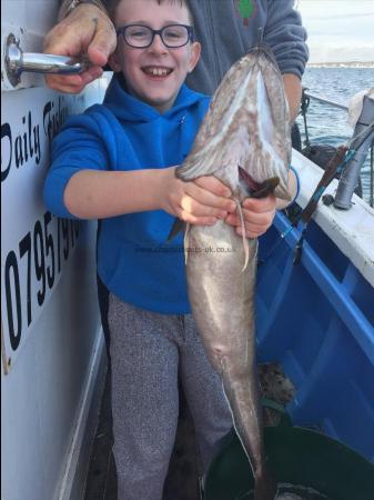 10 lb Ling by you ryan nets a nice ling wrecking 1st sept