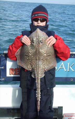 8 lb 9 oz Thornback Ray by Alex Canham