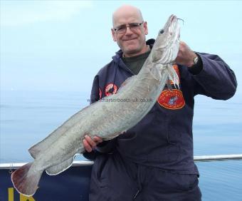19 lb 8 oz Ling by John Billett