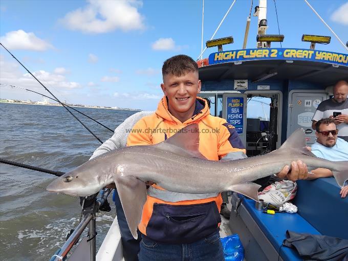 12 lb 7 oz Starry Smooth-hound by Sam Williams
