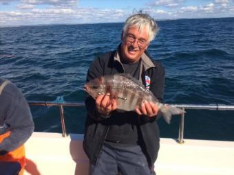 3 lb 8 oz Black Sea Bream by John Johnson