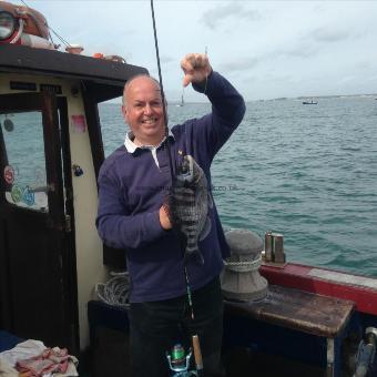 2 lb 8 oz Black Sea Bream by Mr Malcolm