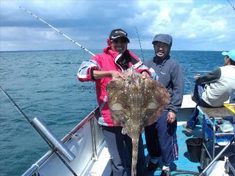 16 lb 8 oz Undulate Ray by Mr Lee