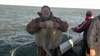 19 lb 2 oz Undulate Ray by Roger Smith
