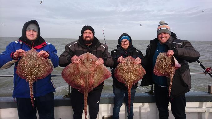 8 lb 3 oz Thornback Ray by Chris party