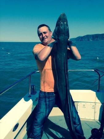 45 lb Conger Eel by Kev Goodman