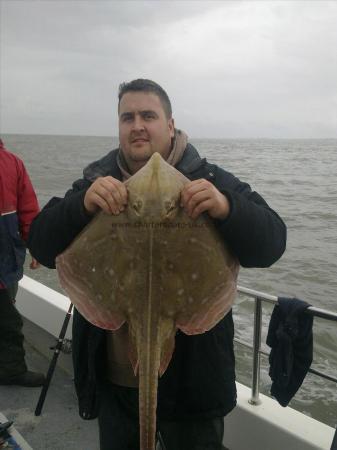12 lb 8 oz Small-Eyed Ray by Derek  Barber