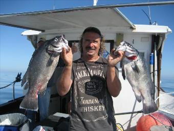 6 lb 12 oz Wreckfish (Stone Bass) by Rupert Gates