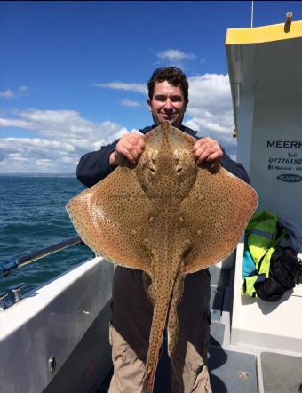 18 lb 4 oz Blonde Ray by Jason Perry