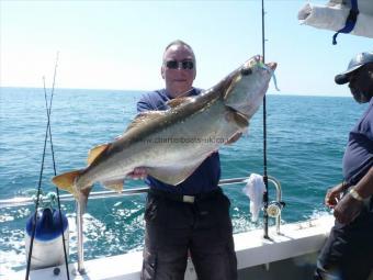 16 lb 8 oz Pollock by Malcolm Wright